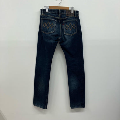 THE FLAT HEAD | ザフラットヘッド R.J.B 加工デニム デニムパンツ D006R インディゴ【イオン広店】