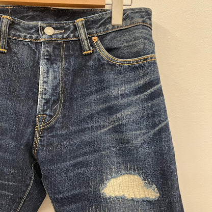 THE FLAT HEAD | ザフラットヘッド R.J.B 加工デニム デニムパンツ D006R インディゴ【イオン広店】