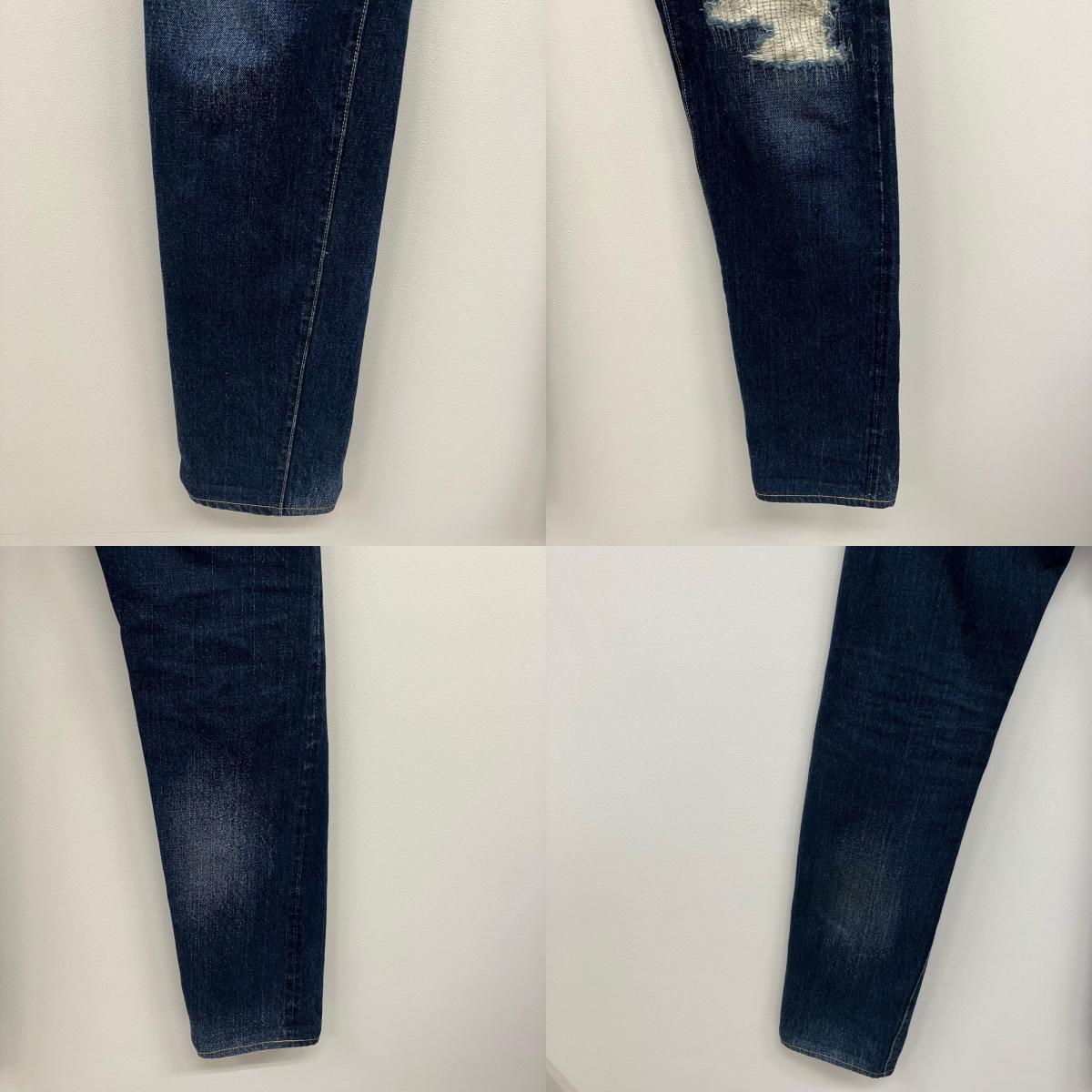 THE FLAT HEAD | ザフラットヘッド R.J.B 加工デニム デニムパンツ D006R インディゴ【イオン広店】