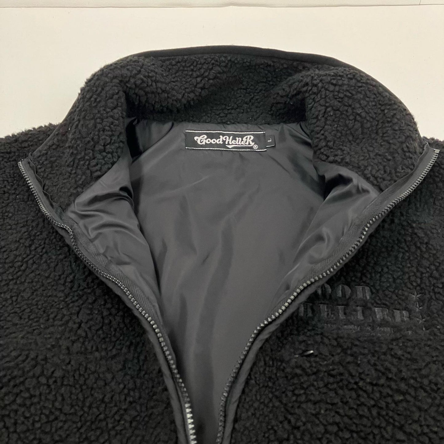 BOA FLEECE JACKET　GOOD HELLER その他トップス ブラック サイズ：L【イオン広店】