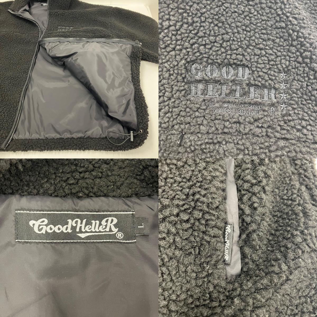 BOA FLEECE JACKET　GOOD HELLER その他トップス ブラック サイズ：L【イオン広店】