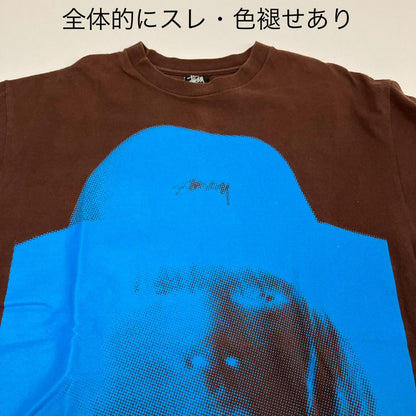 STUSSY | ステューシー COMPARED TO WHAT? 半袖Ｔシャツ ブラウン サイズ：L【イオン広店】