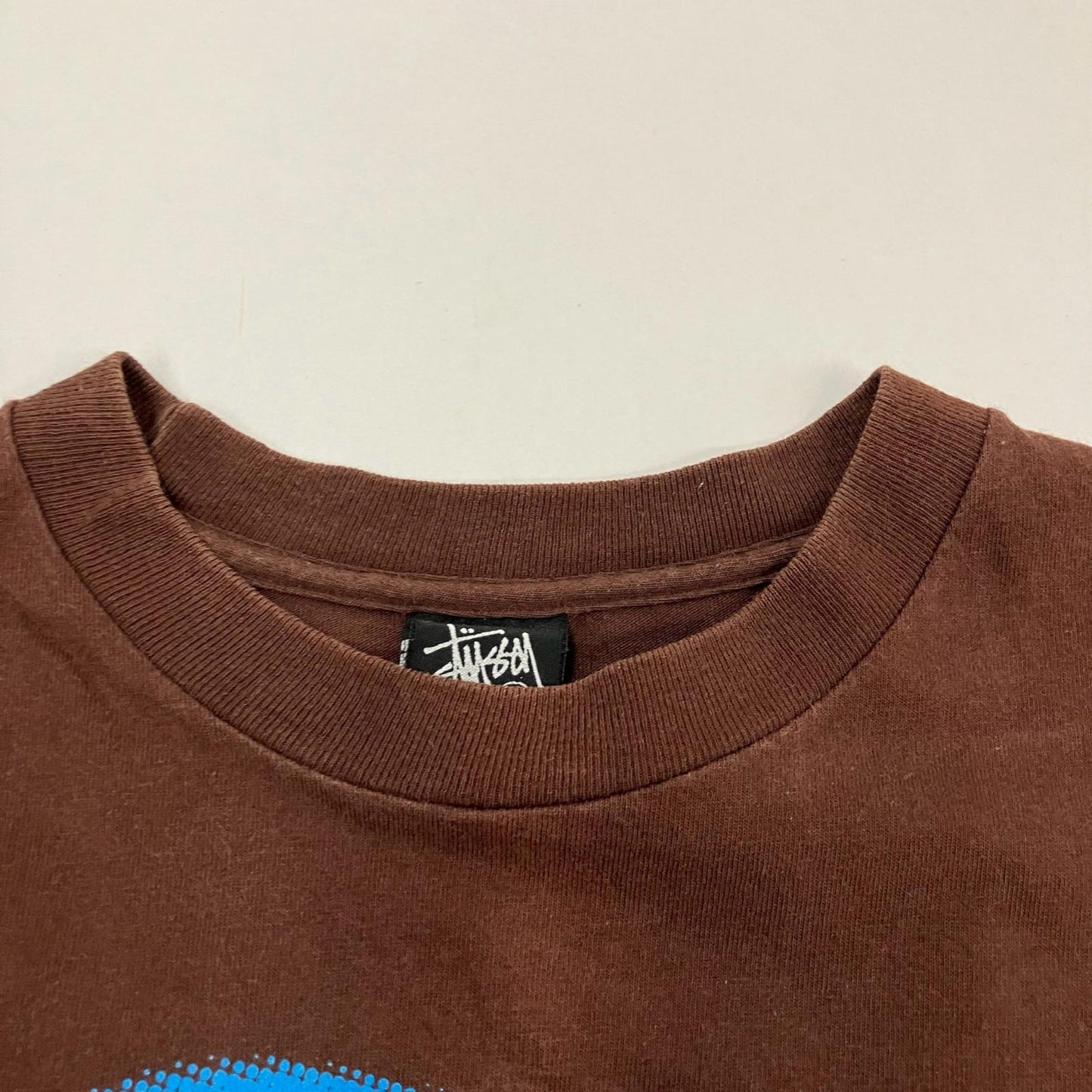STUSSY | ステューシー COMPARED TO WHAT? 半袖Ｔシャツ ブラウン サイズ：L【イオン広店】