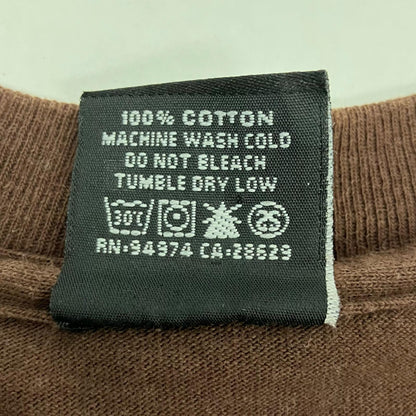 STUSSY | ステューシー COMPARED TO WHAT? 半袖Ｔシャツ ブラウン サイズ：L【イオン広店】