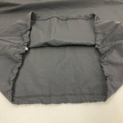 compact nylon pullover 長袖シャツ 01036-002 ブラック【イオン広店】