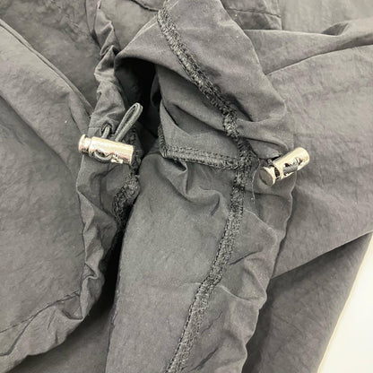 compact nylon pullover 長袖シャツ 01036-002 ブラック【イオン広店】