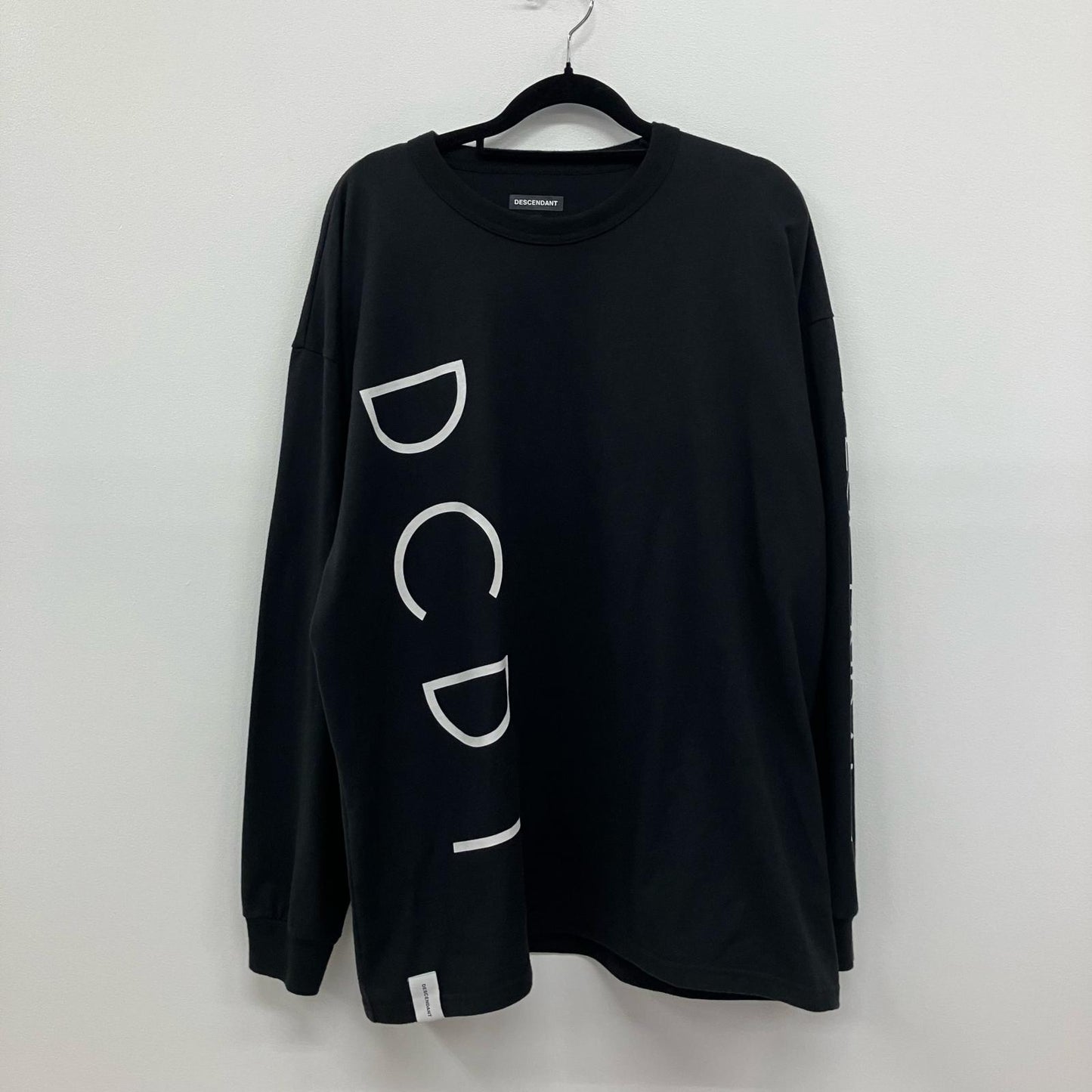 DESCENDANT | ディセンダント 長袖Ｔシャツ ブラック サイズ：2【イオン広店】
