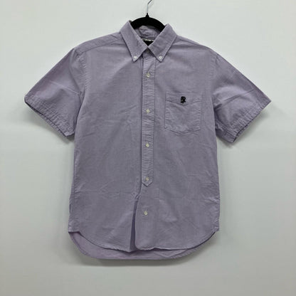 A BATHING APE | アベイシングエイプ 半袖シャツ パープル サイズ：S【イオン広店】