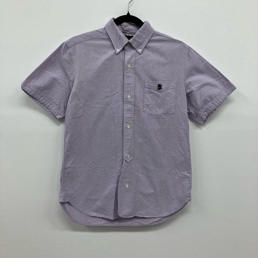 A BATHING APE | アベイシングエイプ 半袖シャツ パープル サイズ：S【イオン広店】