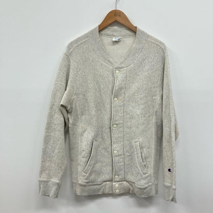 Champion | チャンピオン REVERSE WEAVE スタジャン C8-N035 グレー サイズ：M【イオン広店】