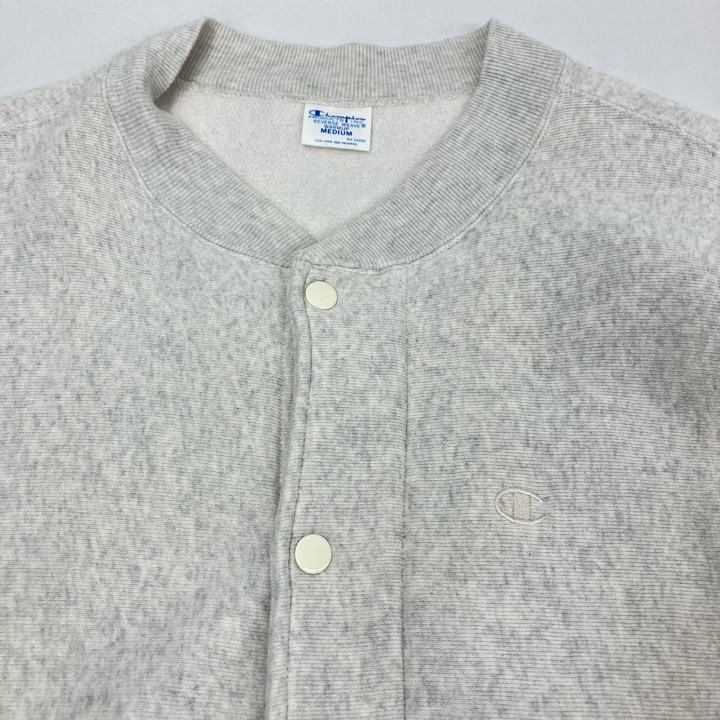 Champion | チャンピオン REVERSE WEAVE スタジャン C8-N035 グレー サイズ：M【イオン広店】