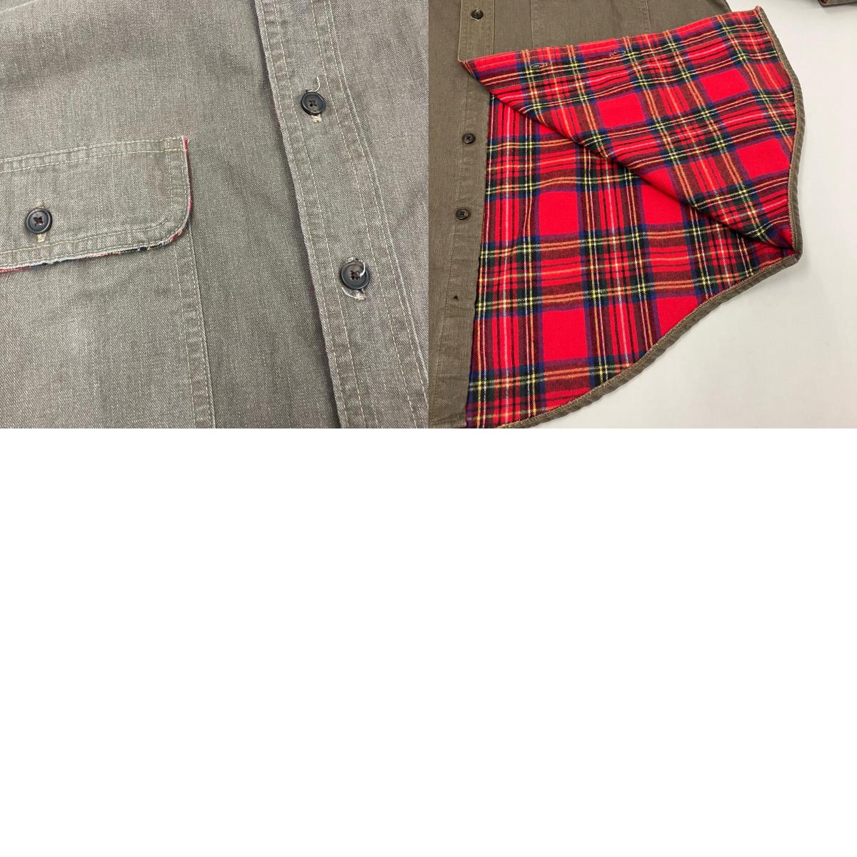 L.L.Bean | エルエルビーン ハリケーンシャツ 長袖シャツ カーキ サイズ：M【イオン広店】
