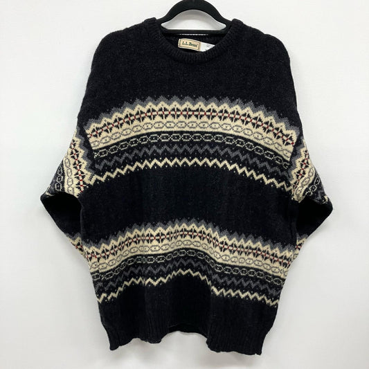 L.L.Bean | エルエルビーン ノルディック柄ニット ニット ブラック サイズ：XL【イオン広店】
