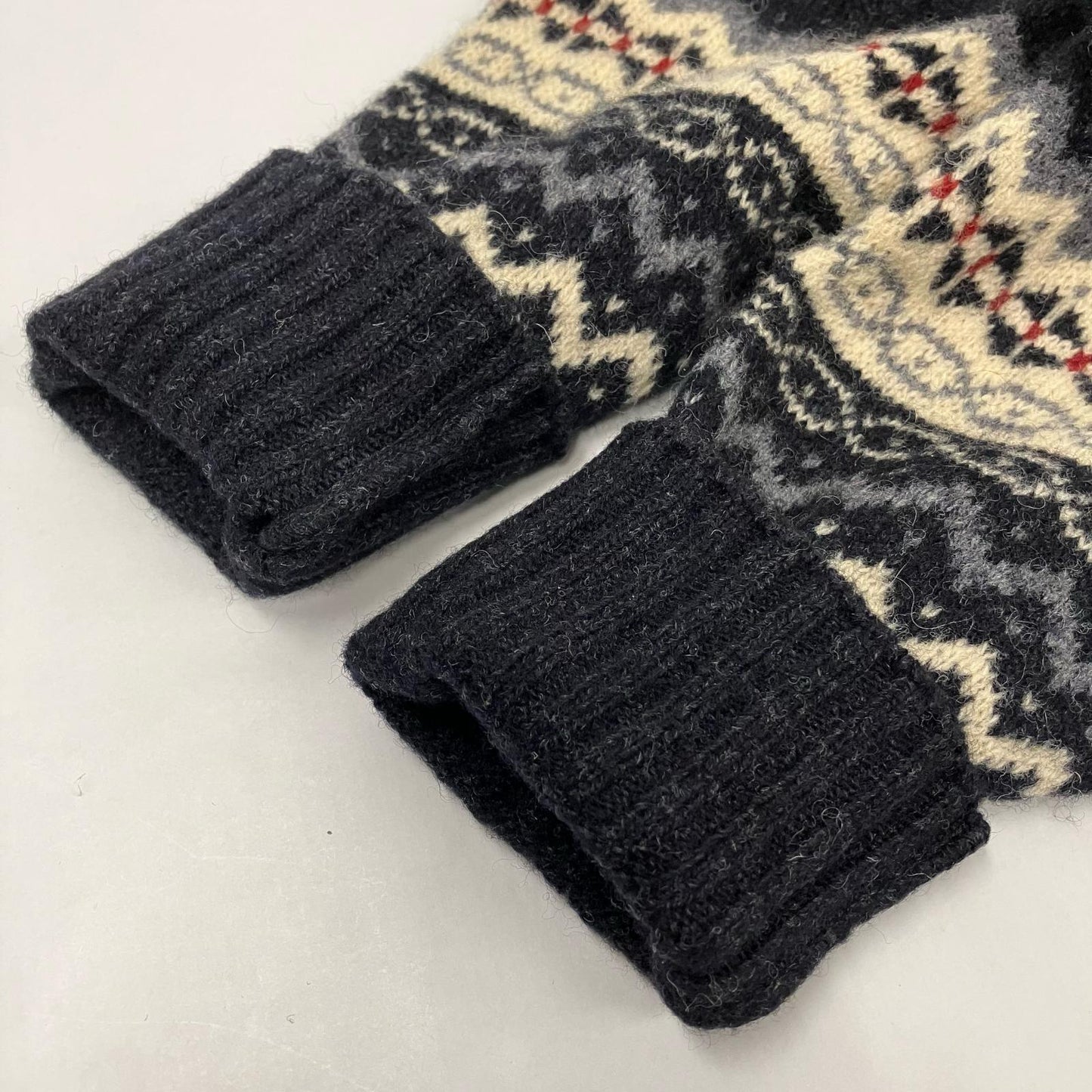 L.L.Bean | エルエルビーン ノルディック柄ニット ニット ブラック サイズ：XL【イオン広店】