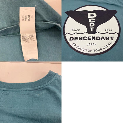 DESCENDANT | ディセンダント FLUKE UP Tee 半袖Ｔシャツ ブルー サイズ：3【イオン広店】