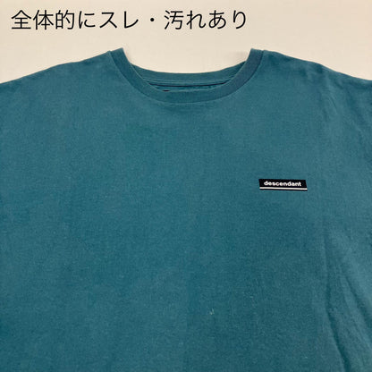 DESCENDANT | ディセンダント FLUKE UP Tee 半袖Ｔシャツ ブルー サイズ：3【イオン広店】