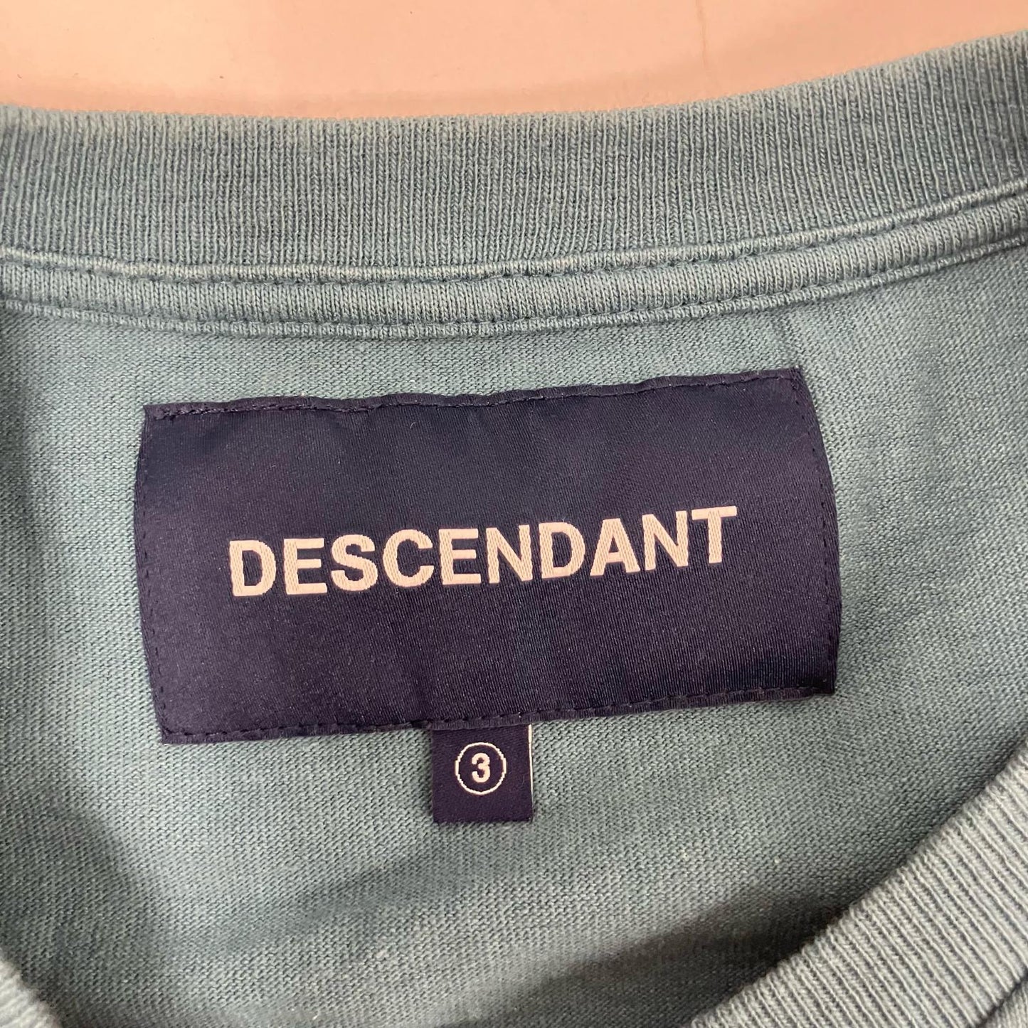 DESCENDANT | ディセンダント FLUKE UP Tee 半袖Ｔシャツ ブルー サイズ：3【イオン広店】