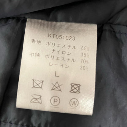 ナイロンハイテク中綿ジレ　Timone 中綿ベスト KT051023 ブラック サイズ：L【イオン広店】