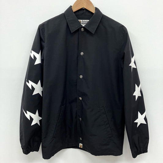 A BATHING APE | アベイシングエイプ その他アウター 001LJF701003X ブラック サイズ：S【イオン広店】