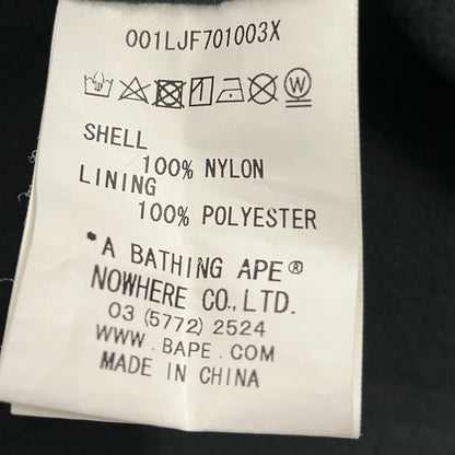 A BATHING APE | アベイシングエイプ その他アウター 001LJF701003X ブラック サイズ：S【イオン広店】