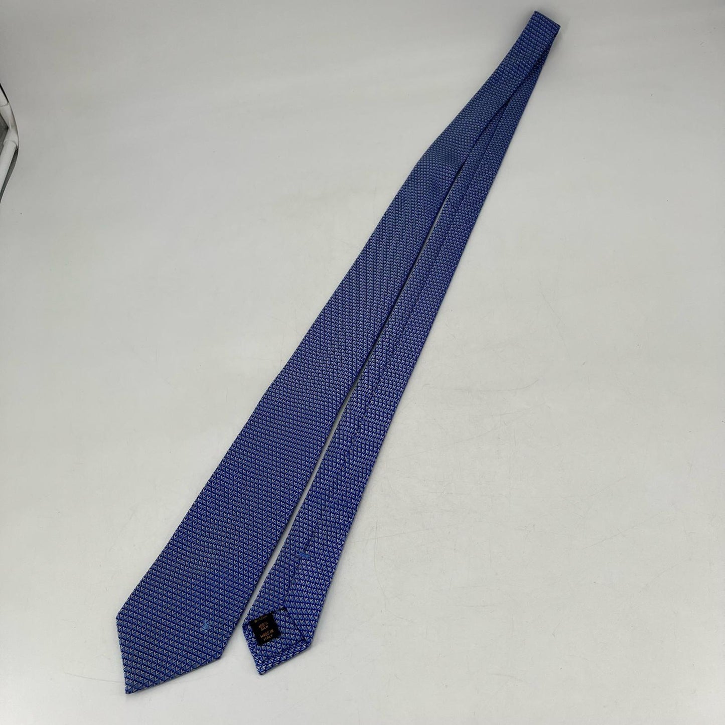 LOUIS VUITTON | ルイ・ヴィトン ネクタイ･ダイヤモンドブイ8CM ネクタイ M71200 ライトブルー【イオン広店】