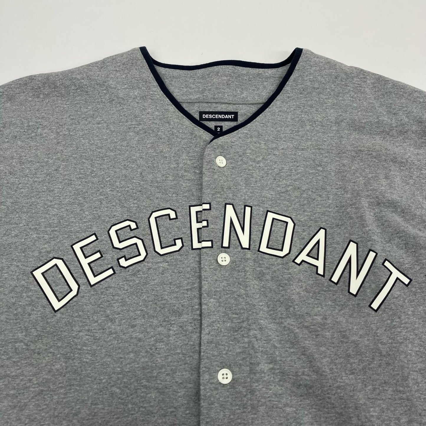 DESCENDANT | ディセンダント BEARS SS 半袖シャツ 221ATDS-CSM24 グレー サイズ：2【イオン広店】