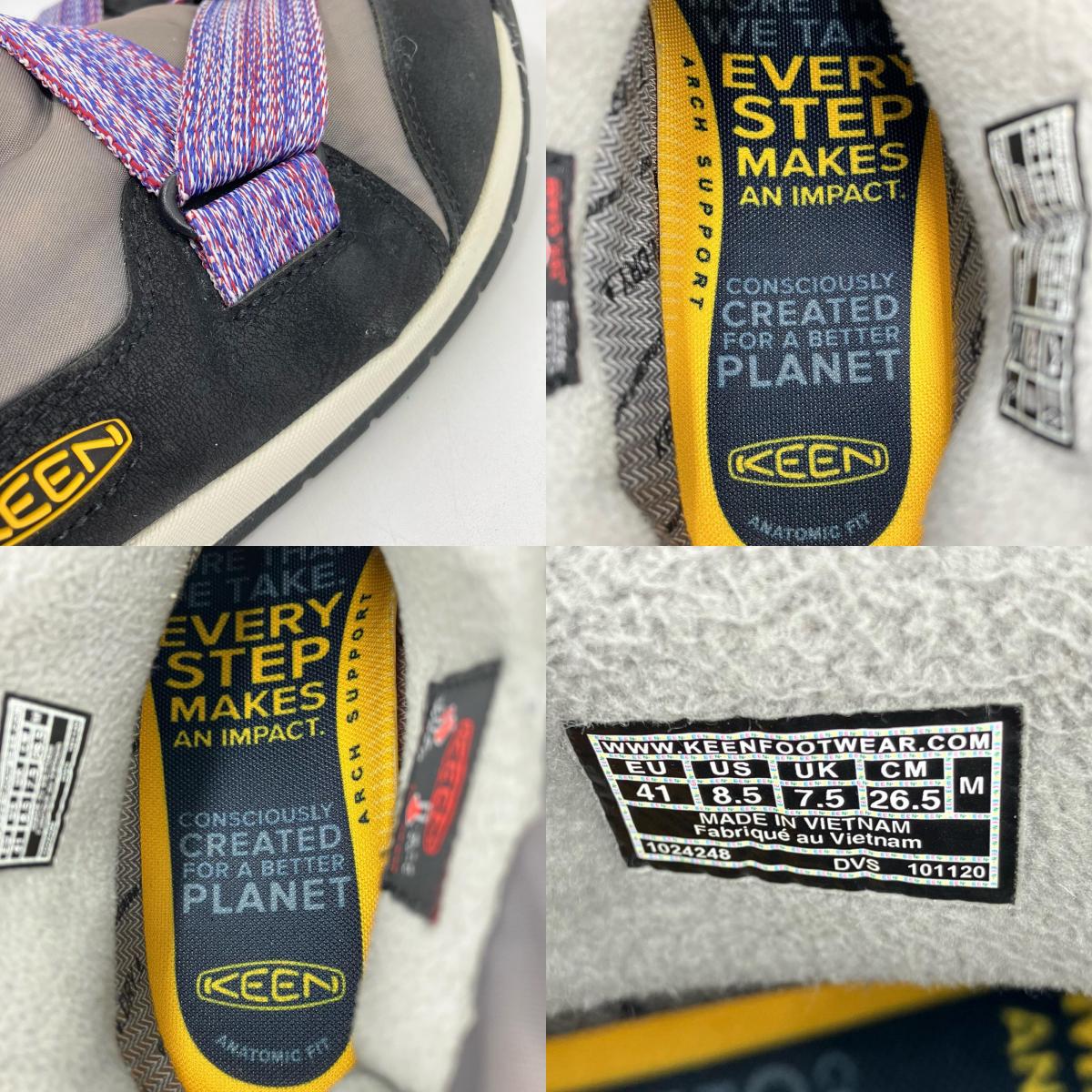 KEEN | キーン HOODZERRA WP スニーカー 1024248 グレー 26.5cm【イオン広店】