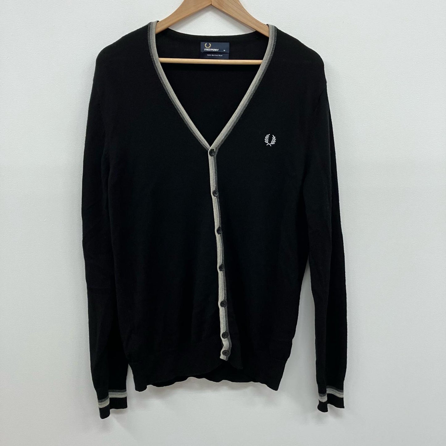 FRED PERRY | フレッドペリー ニット ブラック サイズ：M【イオン広店】