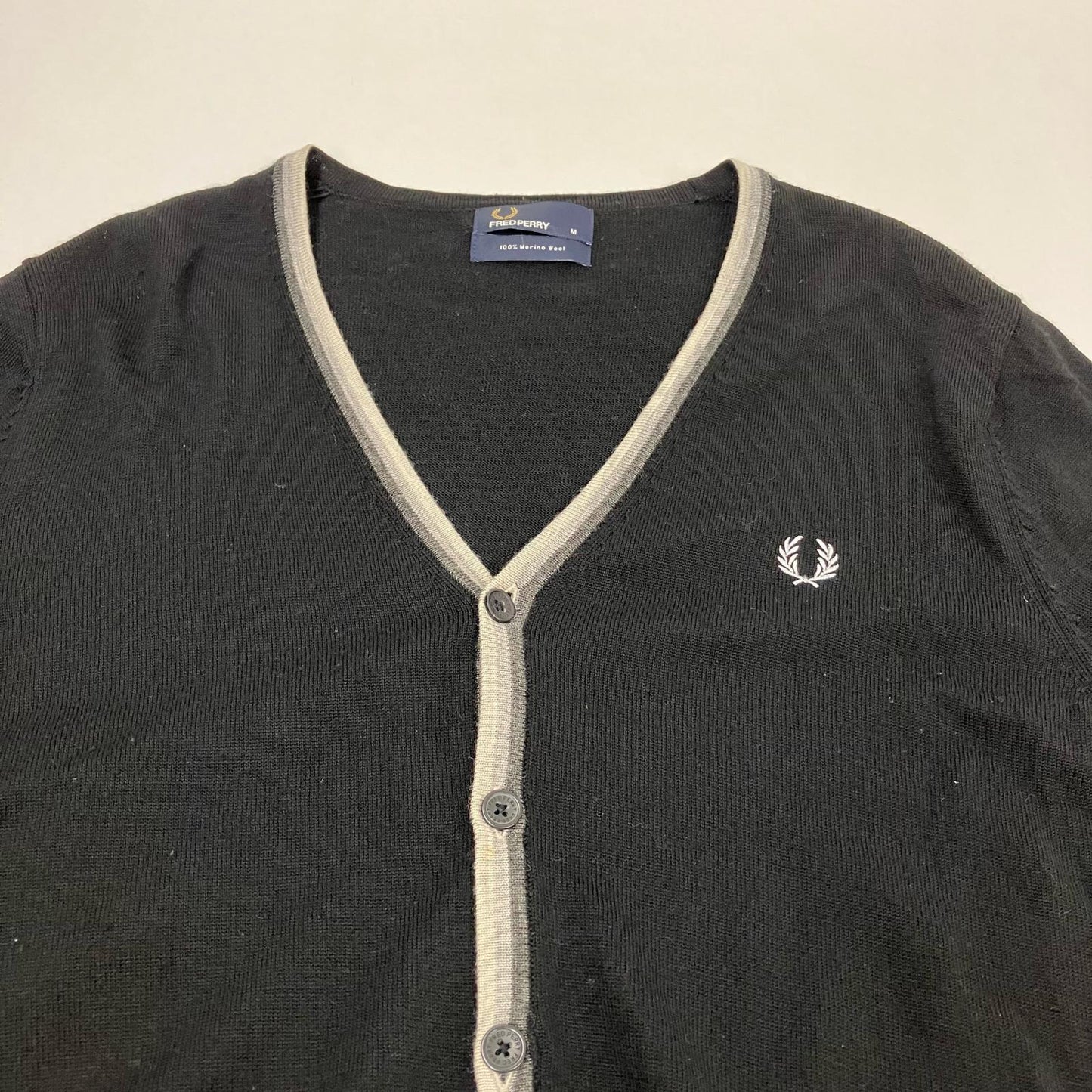 FRED PERRY | フレッドペリー ニット ブラック サイズ：M【イオン広店】