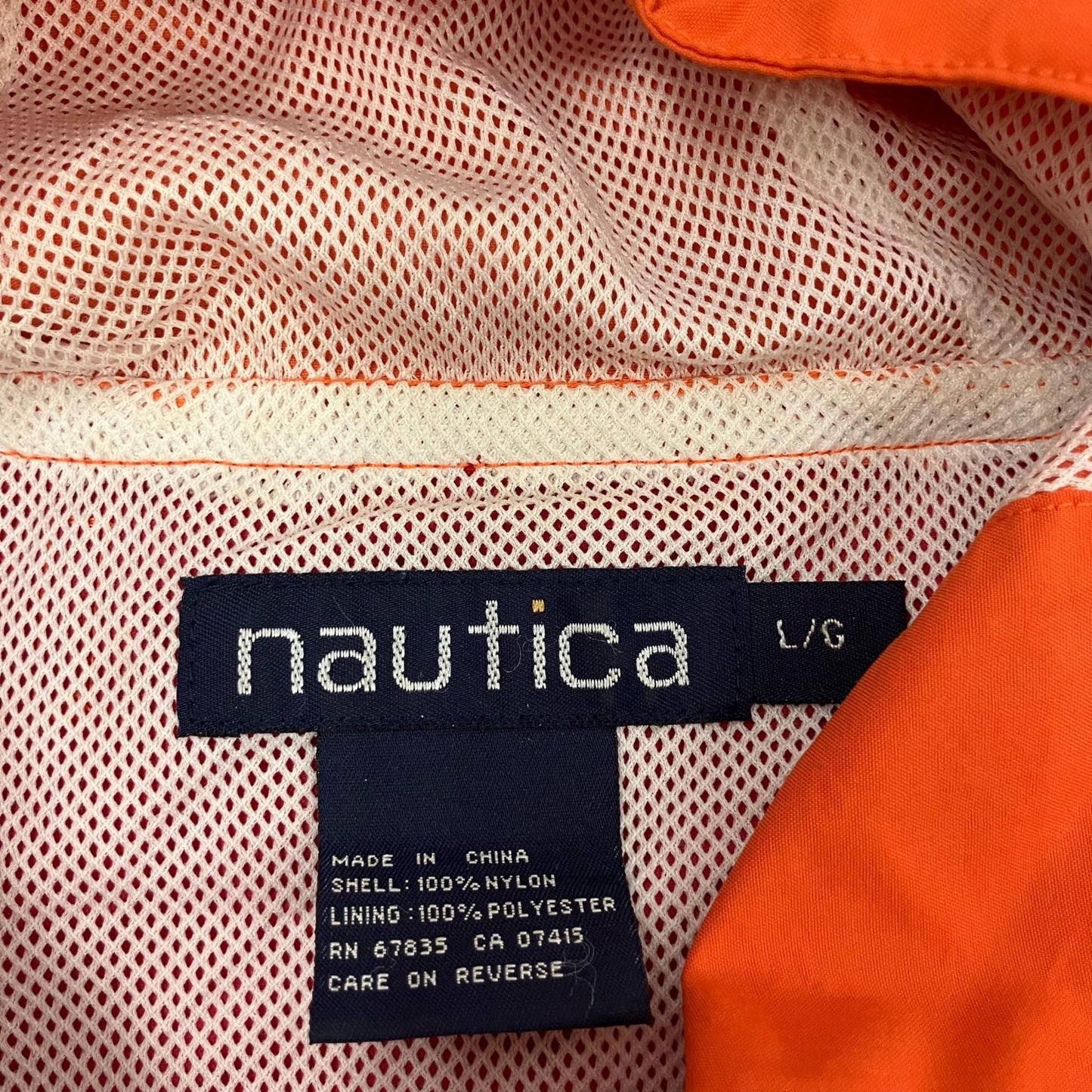 NAUTICA | ノーティカ ナイロンジャケット レッド サイズ：L【イオン広店】