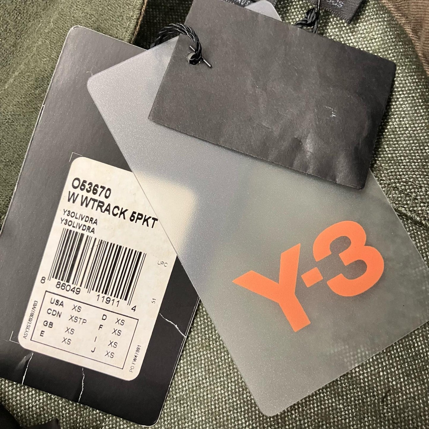 Y-3 | ワイスリー パンツ カーキ サイズ：S【イオン広店】