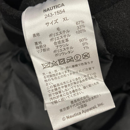 NAUTICA | ノーティカ スタジャン 243-1554 ブラック サイズ：XL【イオン広店】