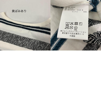 CRABBIE ジャガードボーダー柄Tシャツ　The DUFFER N NEPHEWS 半袖Ｔシャツ DN1202C2 サイズ：M【イオン広店】