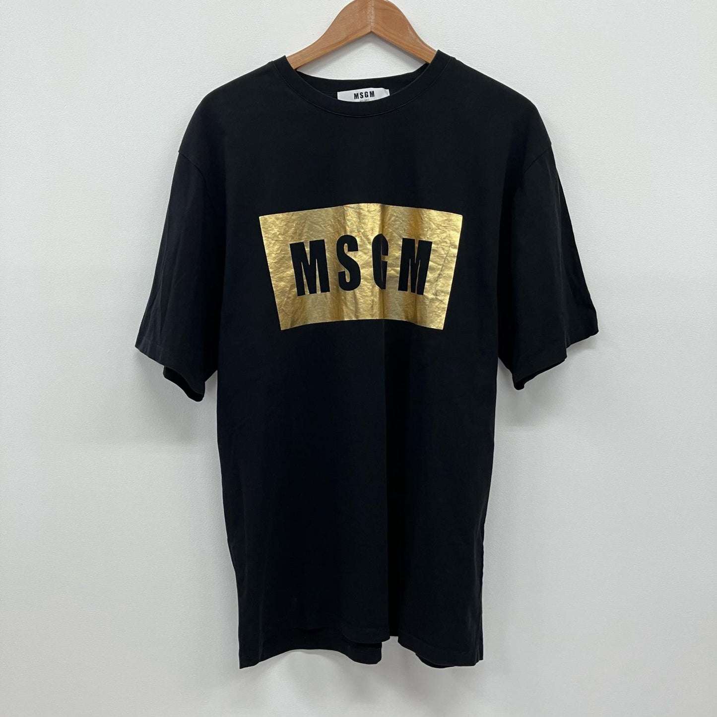 MSGM | エムエスジーエム 半袖Ｔシャツ 2240MM67 ブラック サイズ：L【イオン広店】