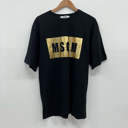 MSGM | エムエスジーエム 半袖Ｔシャツ 2240MM67 ブラック サイズ：L【イオン広店】