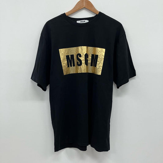 MSGM | エムエスジーエム 半袖Ｔシャツ 2240MM67 ブラック サイズ：L【イオン広店】
