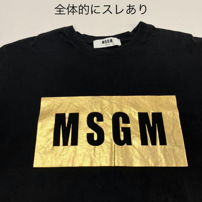 MSGM | エムエスジーエム 半袖Ｔシャツ 2240MM67 ブラック サイズ：L【イオン広店】