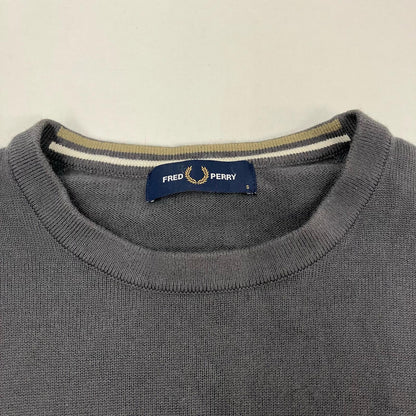 FRED PERRY | フレッドペリー CLASSIC CREW NECK JUMPER ニット K9601 グレー サイズ：S【イオン広店】