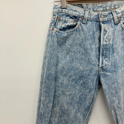 Levi's | リーバイス 501 ケミカルウォッシュデニム デニムパンツ ライトブルー【イオン広店】