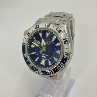 Kentex | ケンテックス MARINE GMT アナログ自動巻き 腕時計 S820X シルバー【イオン広店】