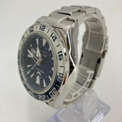 Kentex | ケンテックス MARINE GMT アナログ自動巻き 腕時計 S820X シルバー【イオン広店】