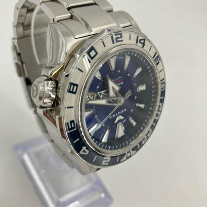 Kentex | ケンテックス MARINE GMT アナログ自動巻き 腕時計 S820X シルバー【イオン広店】