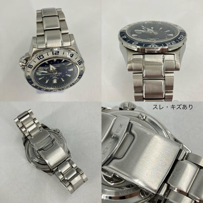 Kentex | ケンテックス MARINE GMT アナログ自動巻き 腕時計 S820X シルバー【イオン広店】