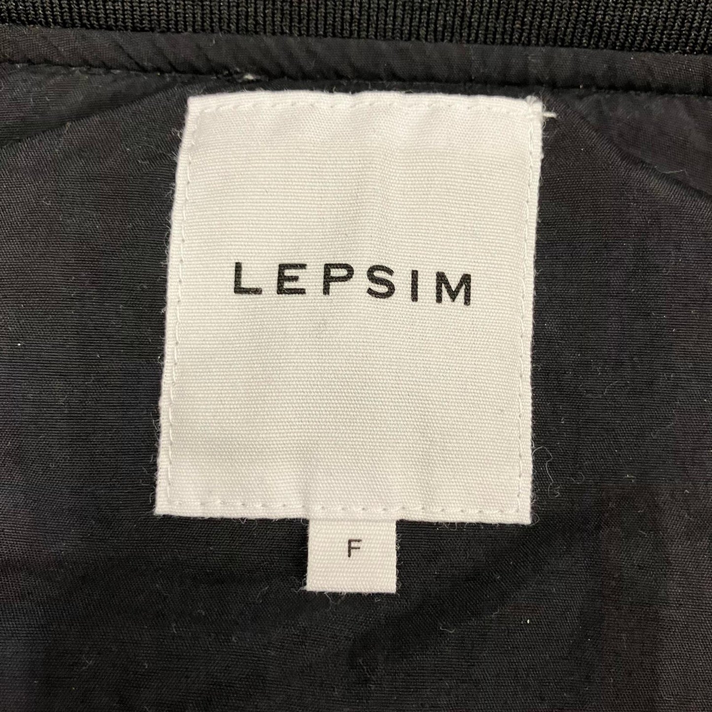 LEPSIM LOWRYS FARM | レプシィムローリズファーム ライト中綿スタンドブルゾン 中綿ジャケット LP070737CR ブラック【イオン広店】