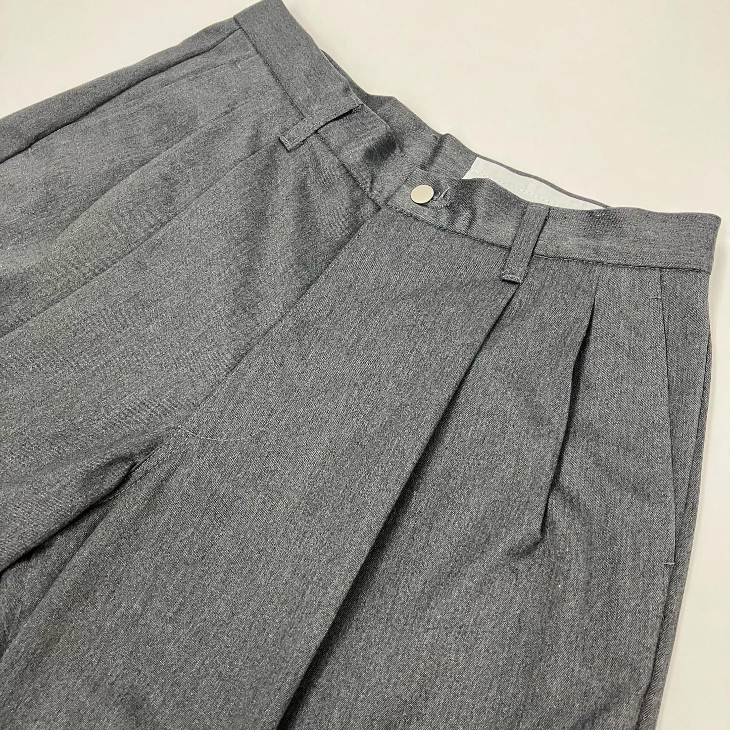 EX WIDE TROUSERS パンツ CL0004 チャコールグレー サイズ：L【イオン広店】
