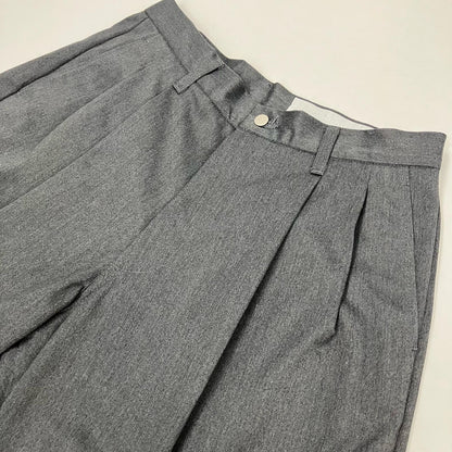 EX WIDE TROUSERS パンツ CL0004 チャコールグレー サイズ：L【イオン広店】