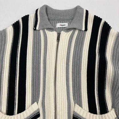 atmos | アトモス Stripe Knit Cardigan ブルゾン 25SS-TAKN02 マルチカラー【イオン広店】