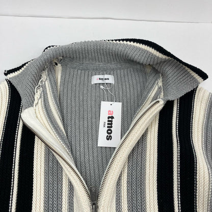 atmos | アトモス Stripe Knit Cardigan ブルゾン 25SS-TAKN02 マルチカラー【イオン広店】