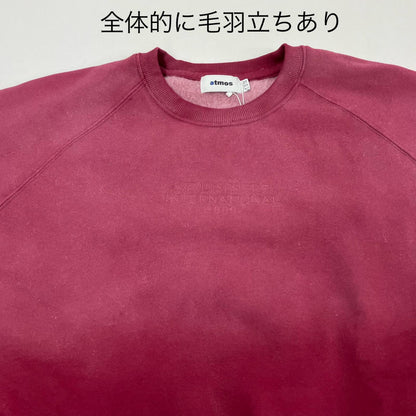 atmos | アトモス Fade Color Sweatshirt スウェット MAASP-SW009 レッド サイズ：L【イオン広店】