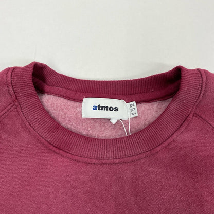 atmos | アトモス Fade Color Sweatshirt スウェット MAASP-SW009 レッド サイズ：L【イオン広店】